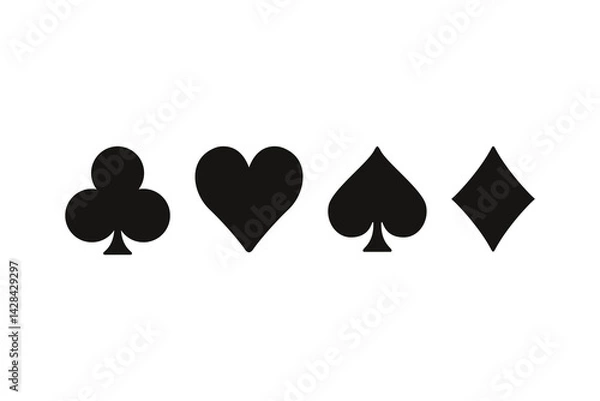 Obraz playing card icon