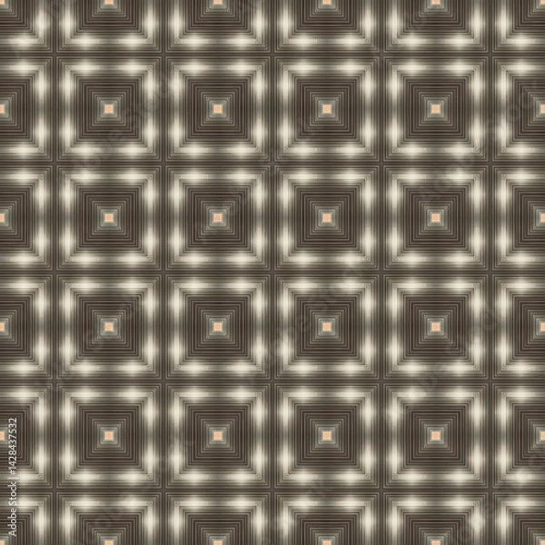 Fototapeta Seamless pattern ornament geometry, abstraction