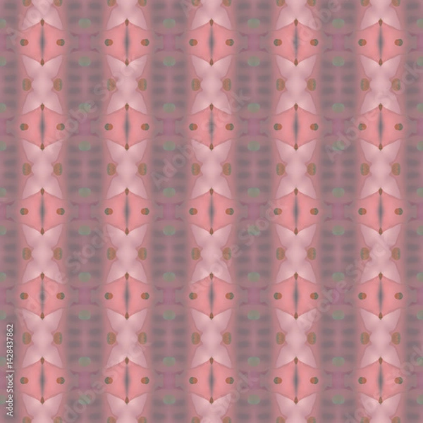 Fototapeta Seamless art pattern ornament geometry, abstract 