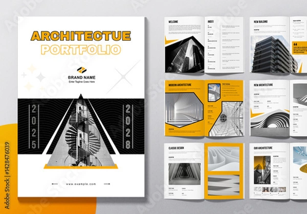 Obraz Architecture Portfolio Layout