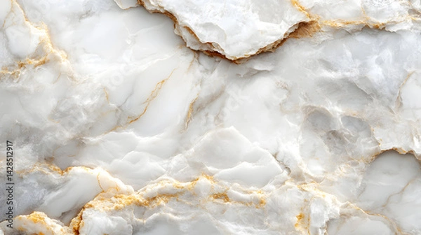 Fototapeta Elegant white marble texture studio high-quality image pure background close-up interior design