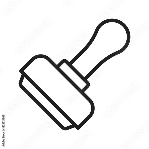 Obraz Stamp icon vector image. Suitable for mobile apps, web apps and print media.