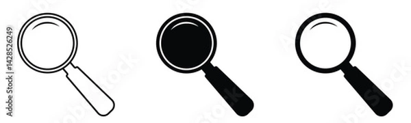 Obraz Vector search icon.