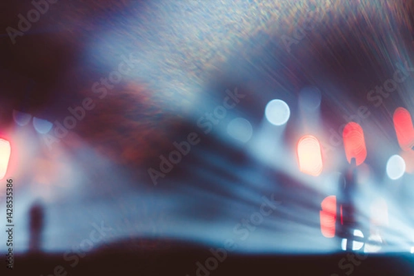 Obraz searchlights at a concert