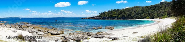 Obraz Beautiful tropical beach landscape panorama