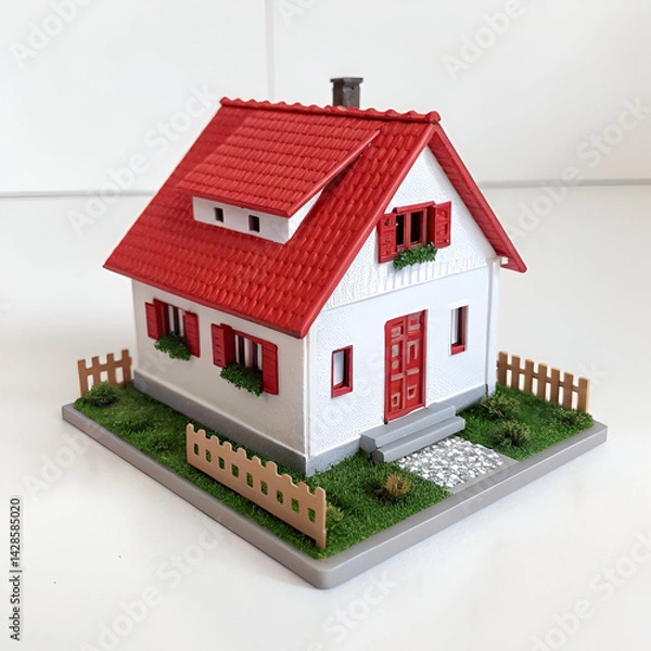Obraz 3d render of a house