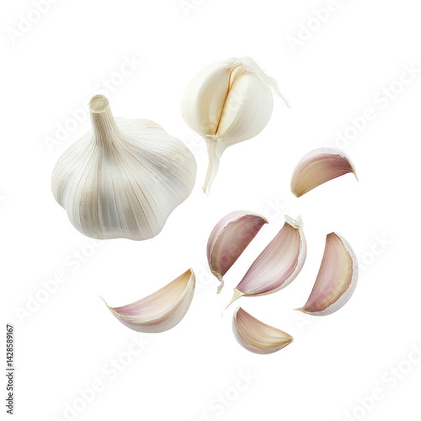 Obraz garlic and cloves