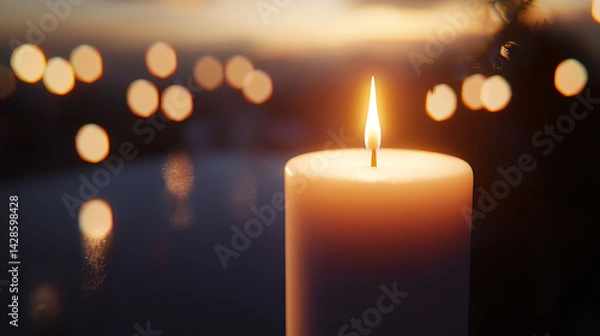 Fototapeta Romantic Candlelight Dinner