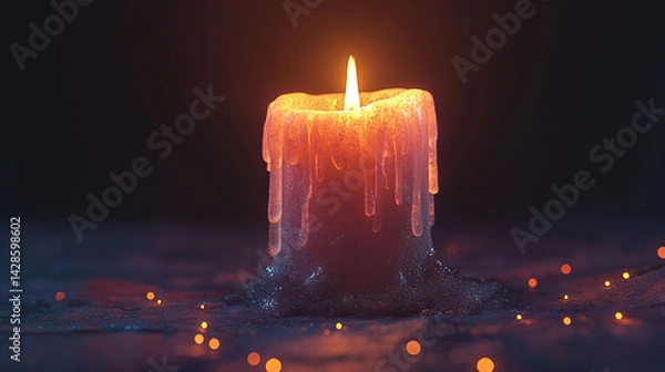 Fototapeta Romantic Candlelight Dinner