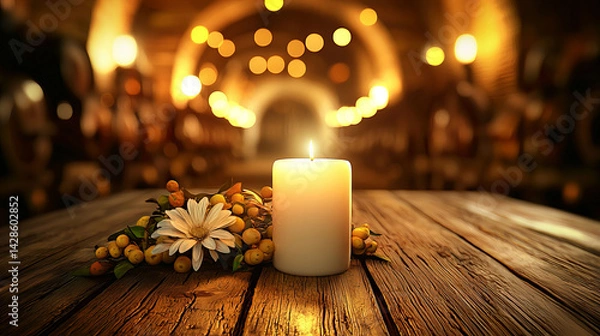 Fototapeta Romantic Candlelight Dinner