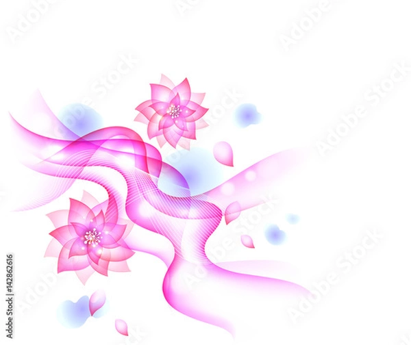 Obraz Flower Background_Transparent flower
