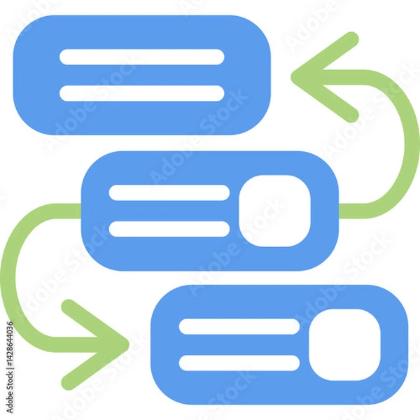 Obraz Product Backlog Icon Flat Icon