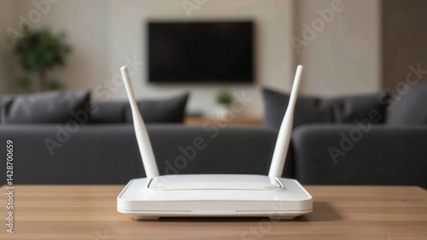 Obraz Modern WiFi router, wireless internet