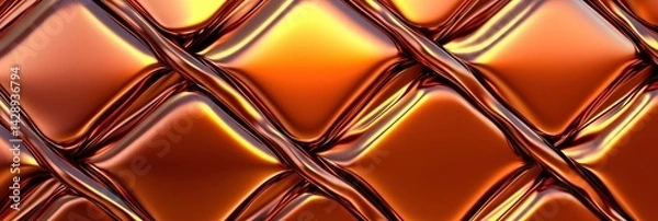 Fototapeta metallic orange background -