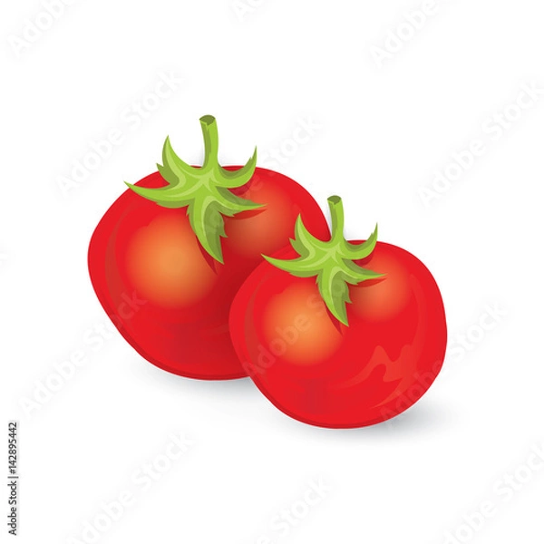 Obraz tomato icon and food vector