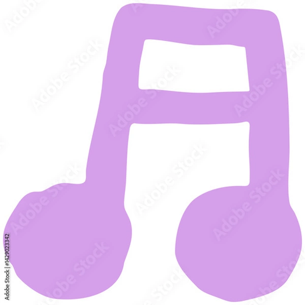 Obraz music notes icon