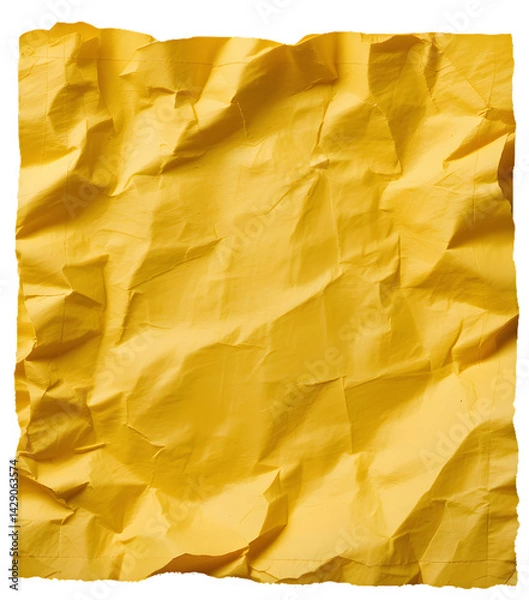 Fototapeta vibrant crumpled paper note 