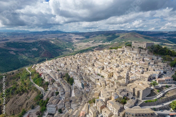 Obraz Panorama di Sant'agata di puglia, gargano