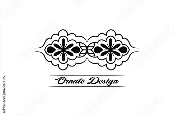 Fototapeta Ornate design. ornate pattern design.