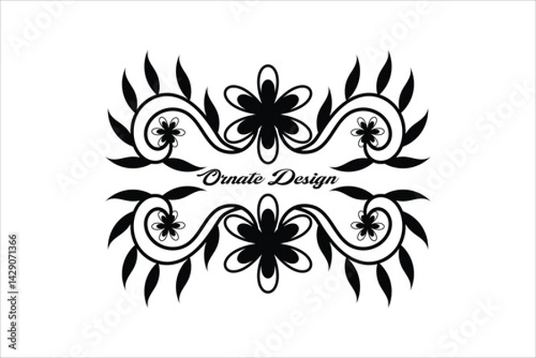 Fototapeta Ornate design. ornate pattern design.
