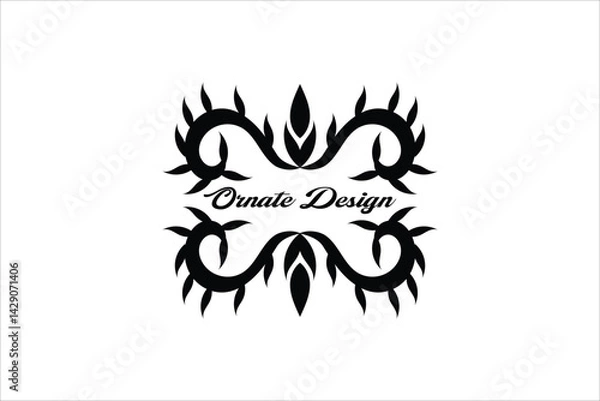 Fototapeta Ornate design. ornate pattern design.