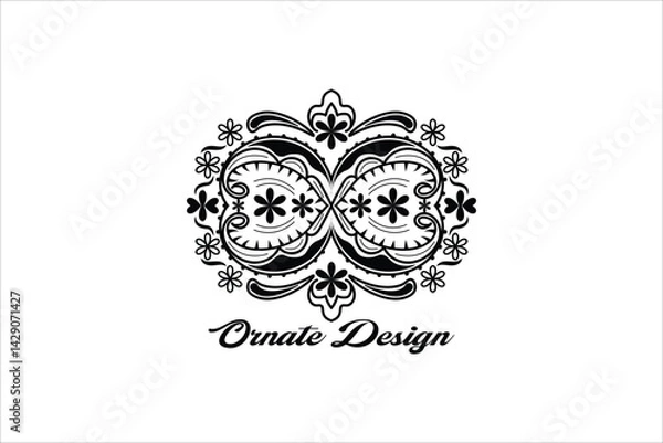 Fototapeta Ornate design. ornate pattern design.