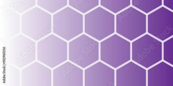 Fototapeta Hexagon Vector Abstract Geometric Technology Background. . Minimal Style Dynamic Tech Wallpaper. Vector