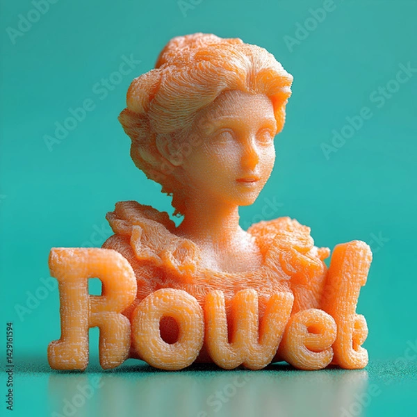 Obraz 3D Printed Bust Sculpture