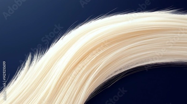 Fototapeta Creamy white textured curve abstract background