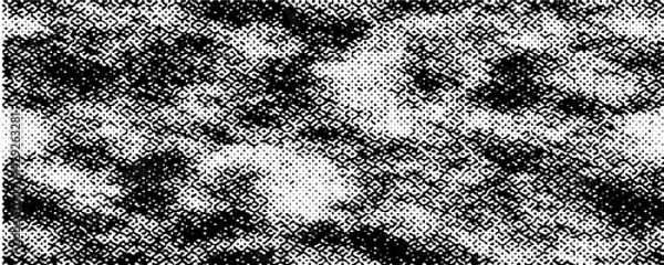Fototapeta Background black and white abstract texture vector with dark spots, nets, lines and scratches