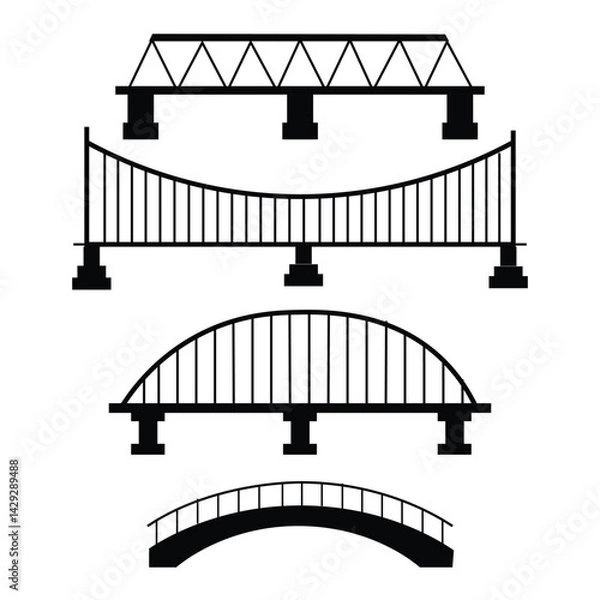 Fototapeta Bridge (Simple Arch Design)
