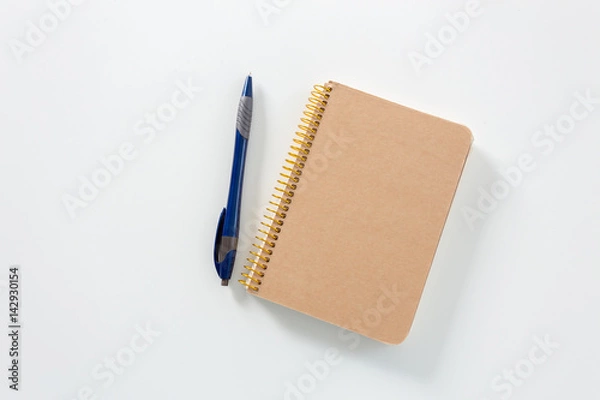Fototapeta Notebook on a white background