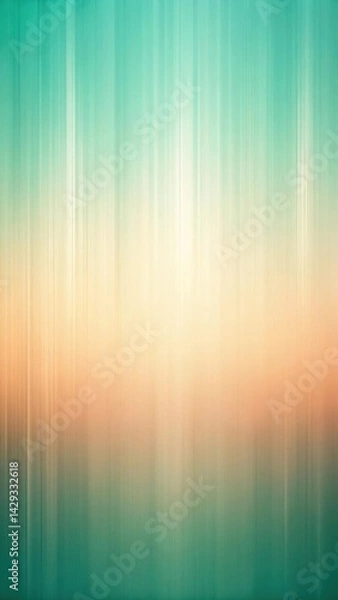 Obraz Mint Peach Soft Glow Gradient Wallpaper