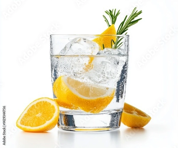 Obraz Gin Lovers isolated white background