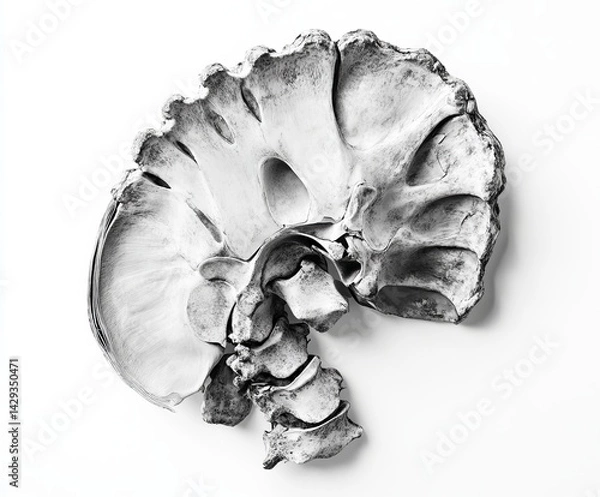 Obraz Herniated Disk isolated white background