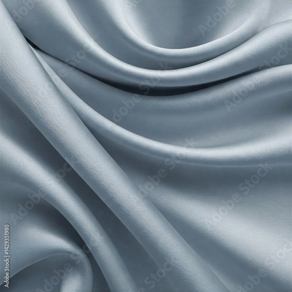 Obraz Soft grey gradient background with flowing lines.