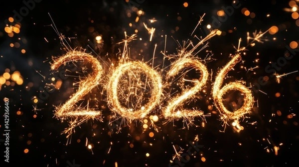 Obraz Sparkling 2026: A New Year's Eve Celebration