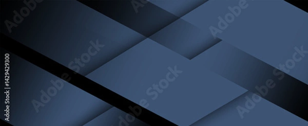 Obraz Light blue dynamic abstract vector background with diagonal lines. Trendy classic colors . 3d cover of business presentation banner for sale evening party event. A fast-moving soft dot shadow
