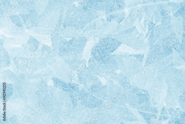 Fototapeta ice background texture. ice with different shapes and cracks.