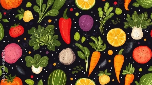 Obraz Soft watercolor veggies