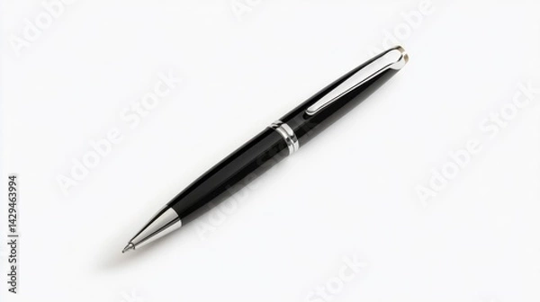 Fototapeta Slate pen mockup isolated on white background for design projects. Generative AI