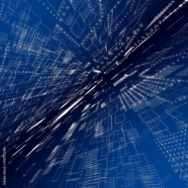 Obraz blue abstract background