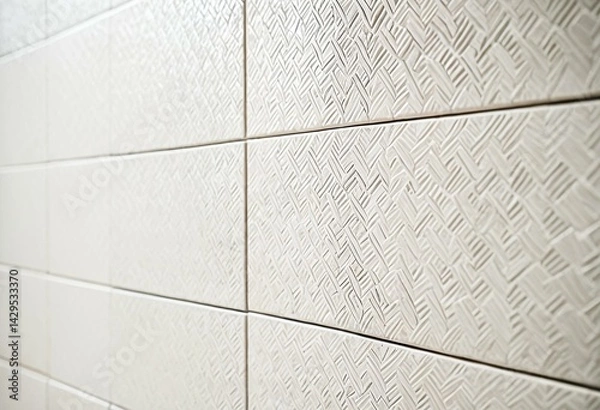 Fototapeta A close up of a wall with a pattern on it.