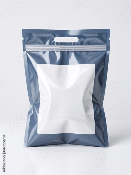 Fototapeta Resealable Plastic Bag with Handle and Zipper Closure