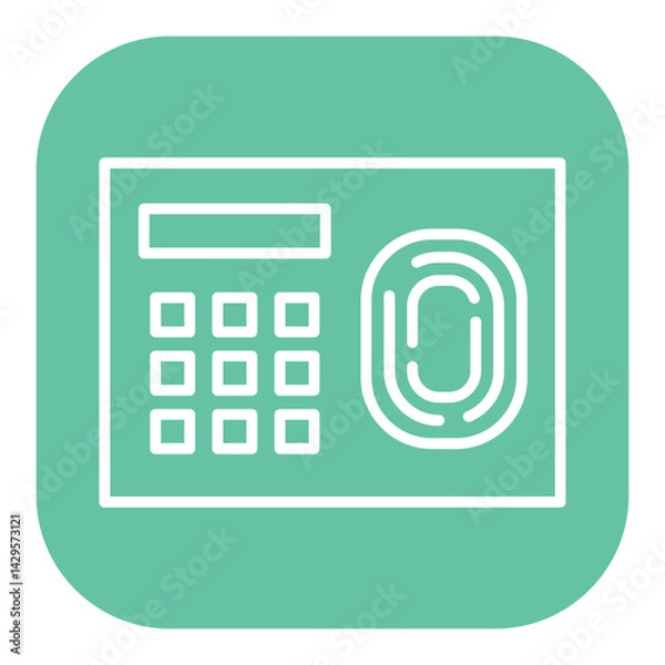 Fototapeta Security System Icon