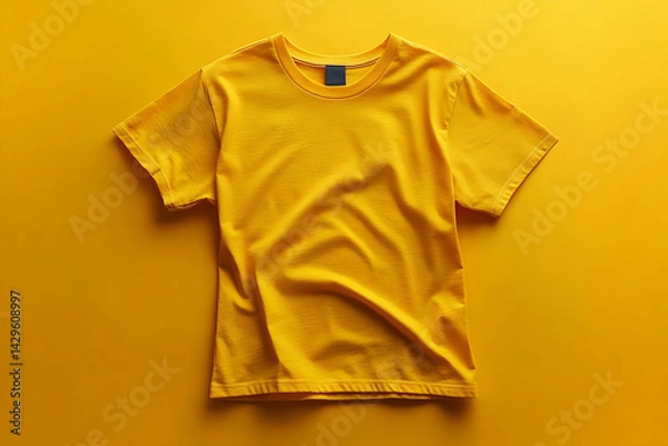 Obraz Yellow T-Shirt Mockup Photo