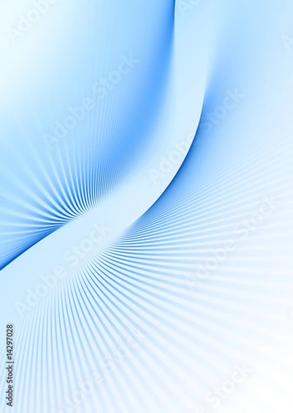 Obraz blue lines in perspective