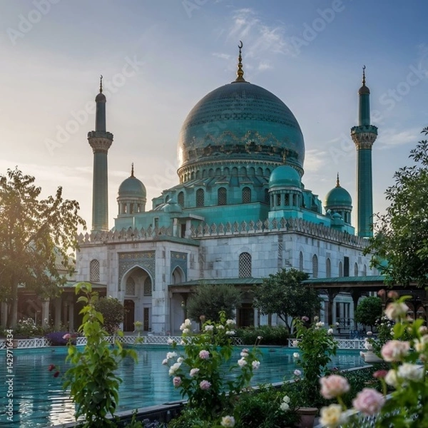 Obraz A beautiful mosque in a beautiful place