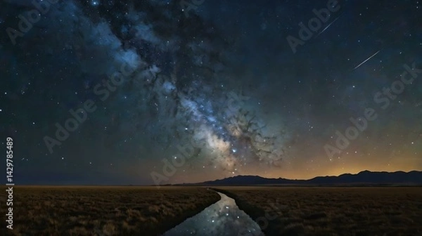 Obraz northern lights at night