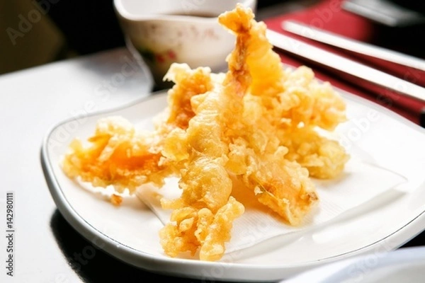 Obraz shrimp karaage, 새우가라아게